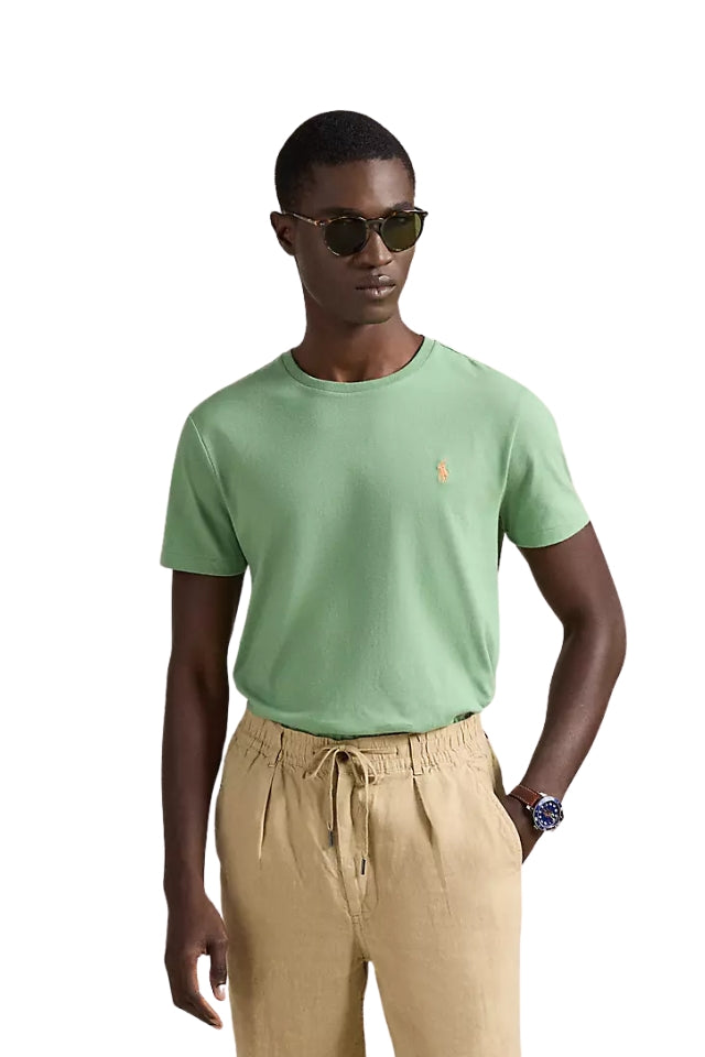 Crewneck T-Shirt - Outback Green