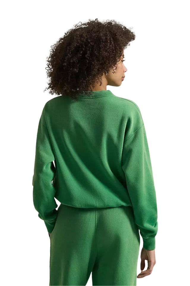 Fleece Crewneck - Bright Clover