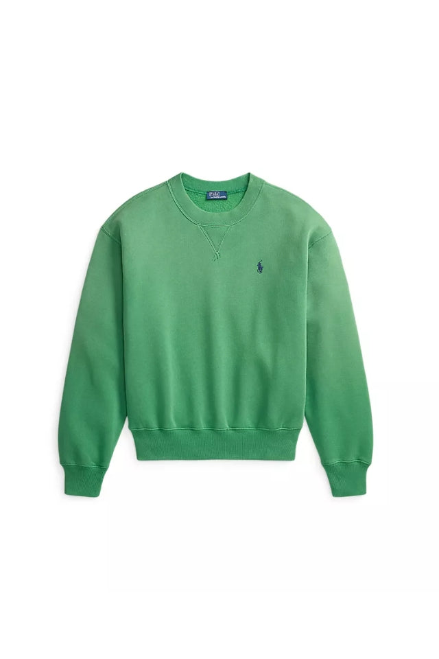 Fleece Crewneck - Bright Clover