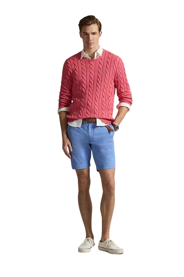 Greenwich Slim Fit Chino Short - Sky Blue