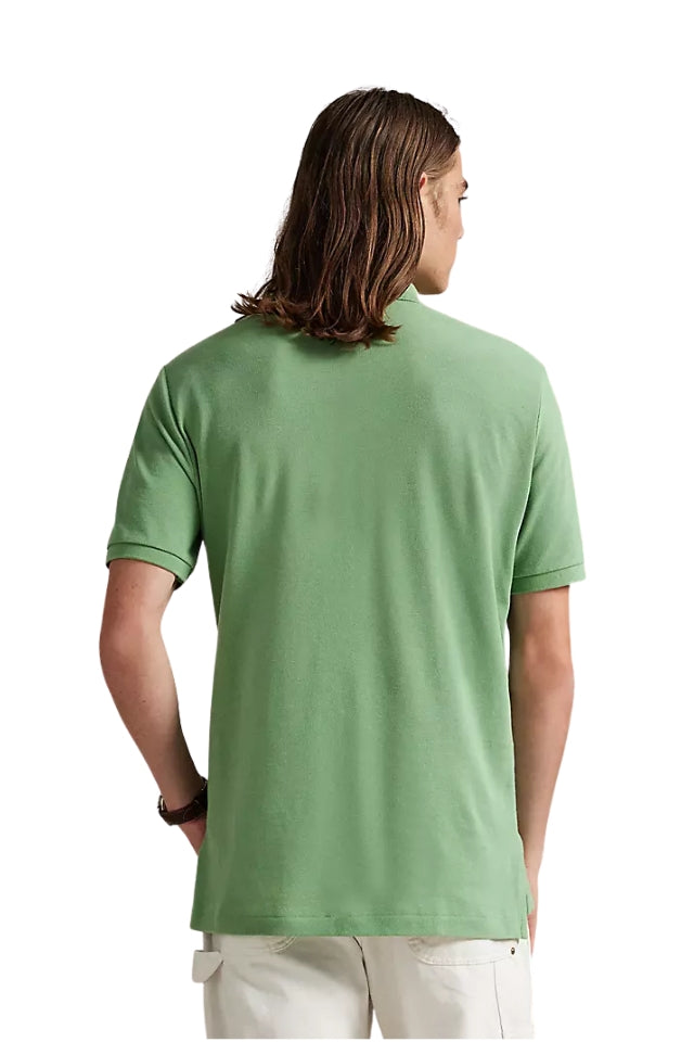 The Iconic Mesh Polo Shirt - Outback Green