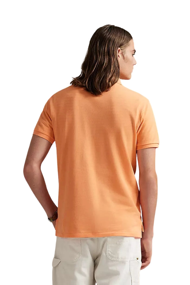 The Iconic Mesh Polo Shirt - Pompano Orange