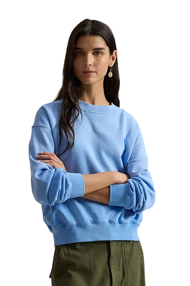 Fleece Crewneck - Chatham Blue