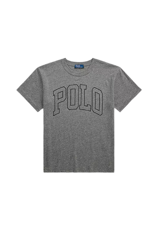 Crewneck Tee - Heather Grey