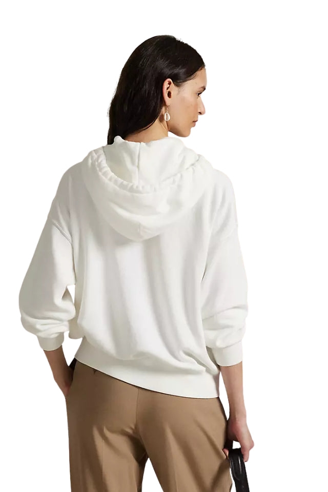 Full-Zip Hoodie - Antique White