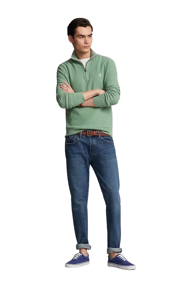 Quarter-Zip Sweater - Pistachio