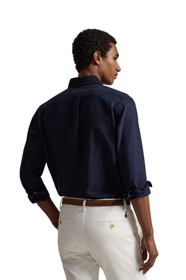 Slim Fit Garment-Dyed Oxford Shirt