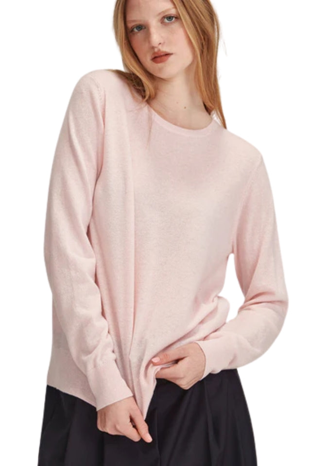 Eleanor Cashmere Sweater - Pale Pink