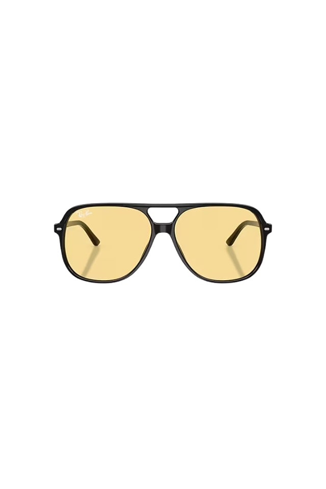 Bill Sunglasses - Black with Yellow