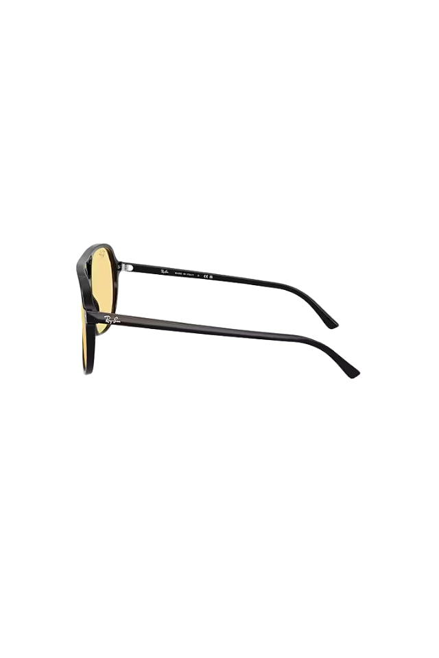 Bill Sunglasses - Black with Yellow