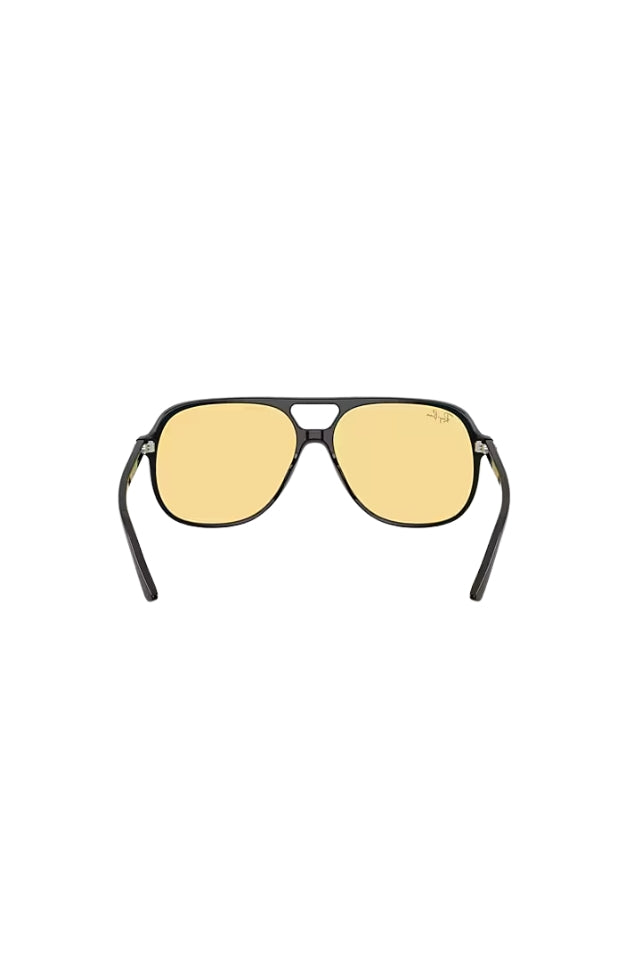 Bill Sunglasses - Black with Yellow