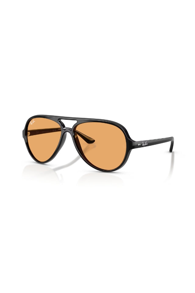 Cats 5000 Sunglasses  - Black with Orange