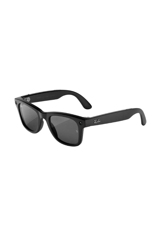 Meta Wayfarer Sunglasses - Matte Black | Grey