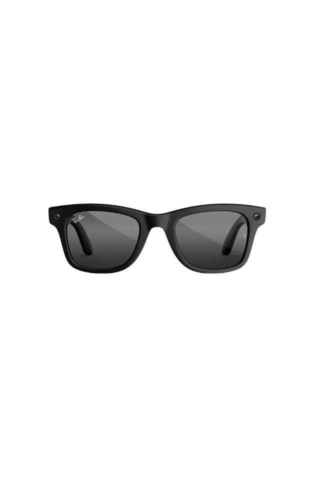 Meta Wayfarer Sunglasses - Matte Black | Grey