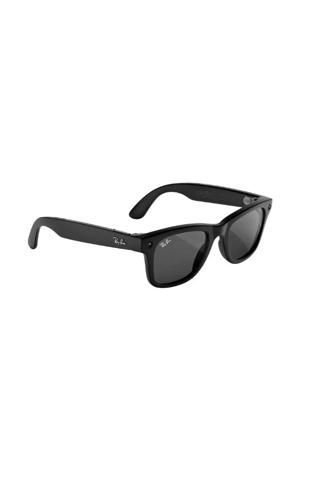 Meta Wayfarer Sunglasses - Matte Black | Grey