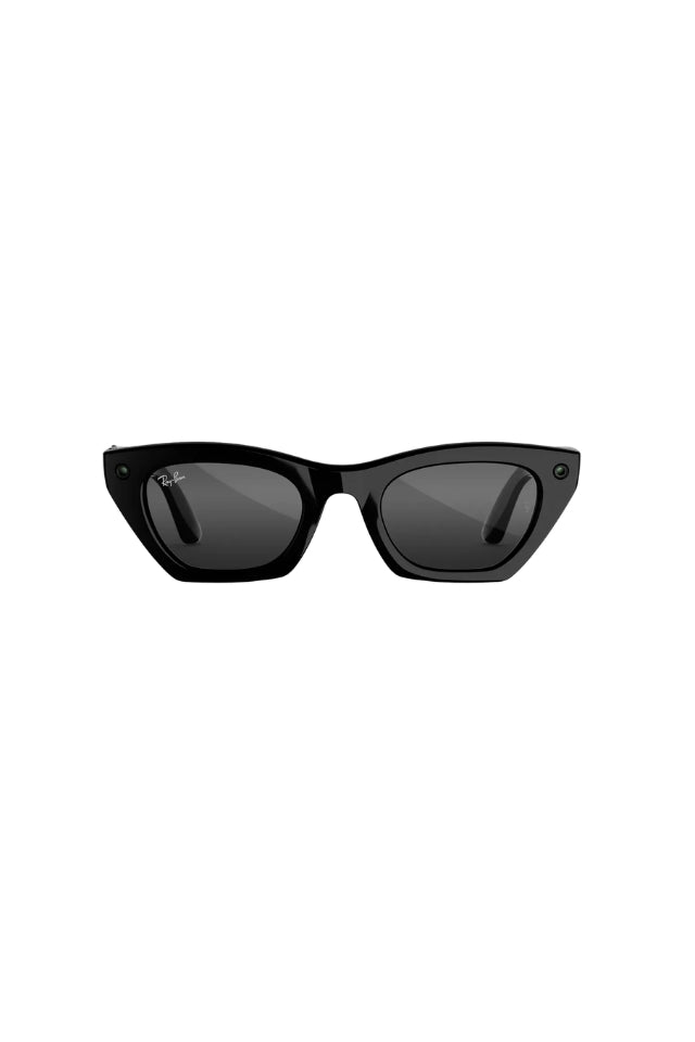 Meta Zena Sunglasses - Shiny Black | Grey