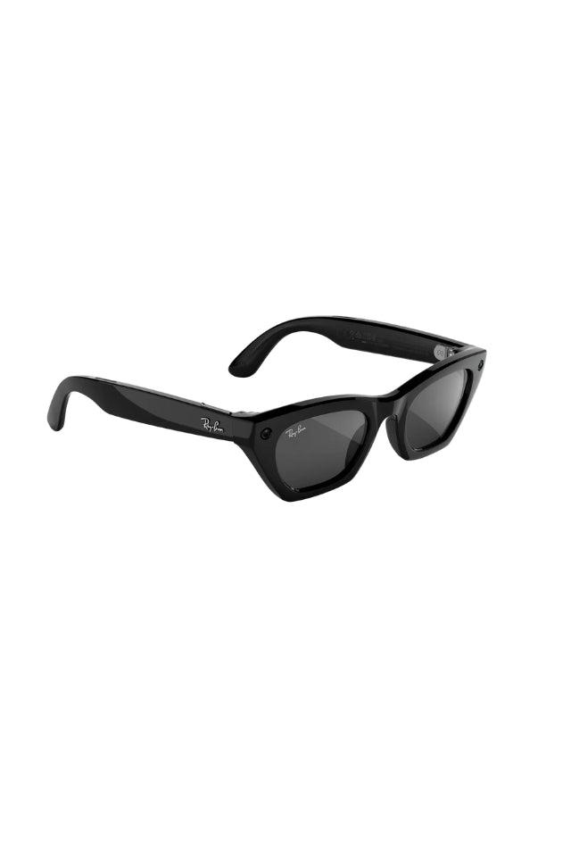 Meta Zena Sunglasses - Shiny Black | Grey