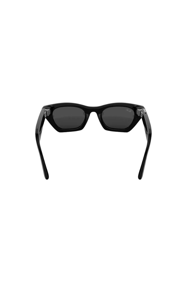 Meta Zena Sunglasses - Shiny Black | Grey