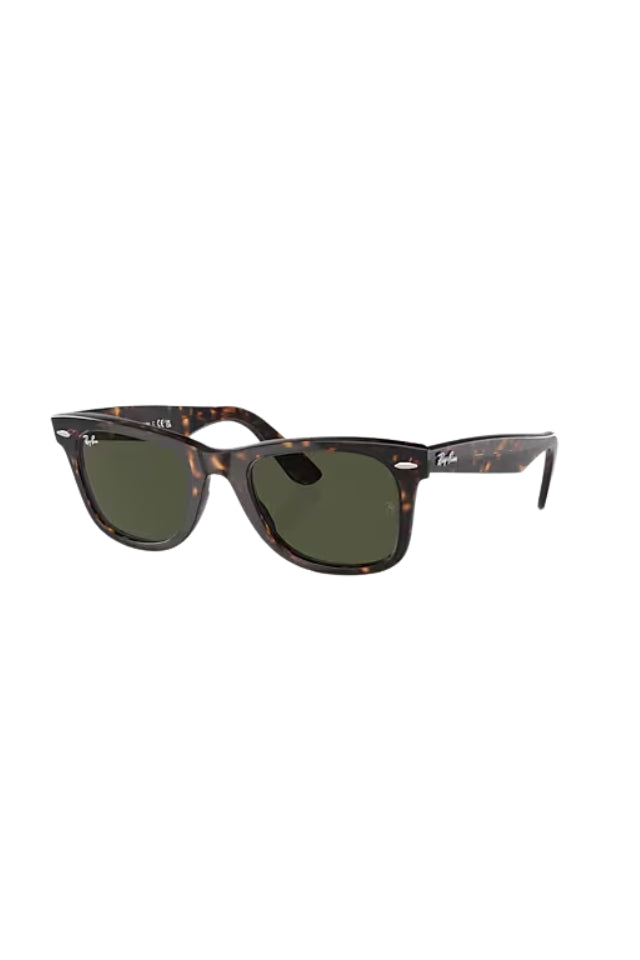 Wayfarer Sunglasses - Tortoise with G-15 Green