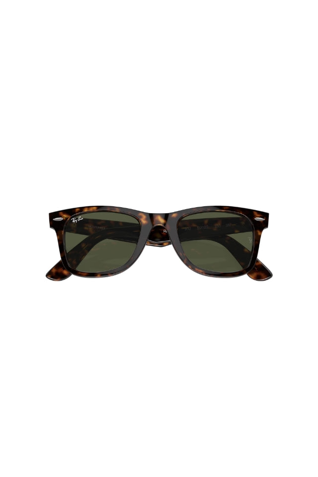 Wayfarer Sunglasses - Tortoise with G-15 Green