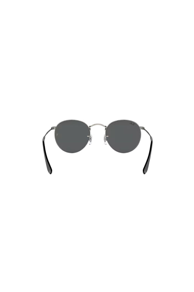 Round Metal Sunglasses - Matte Gunmetal with G-15 Green