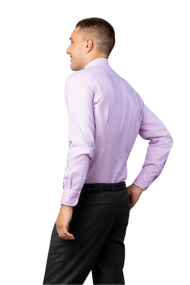 London Microdesign Shirt - Pink/Blue