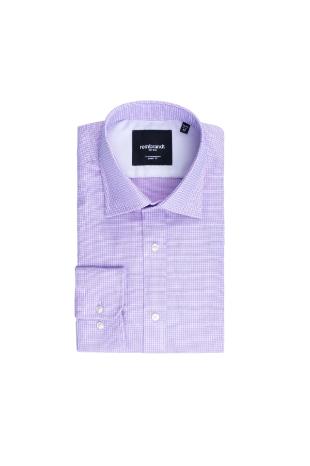 London Microdesign Shirt - Pink/Blue