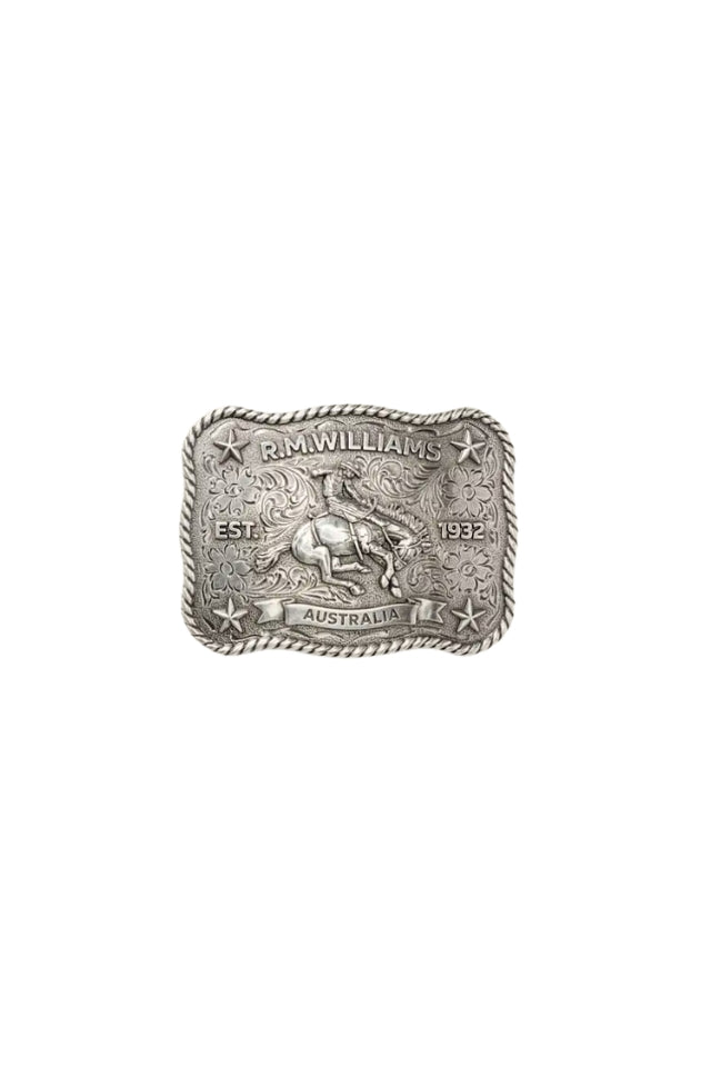 Cloudbuster Trophy Buckle - Antique Silver
