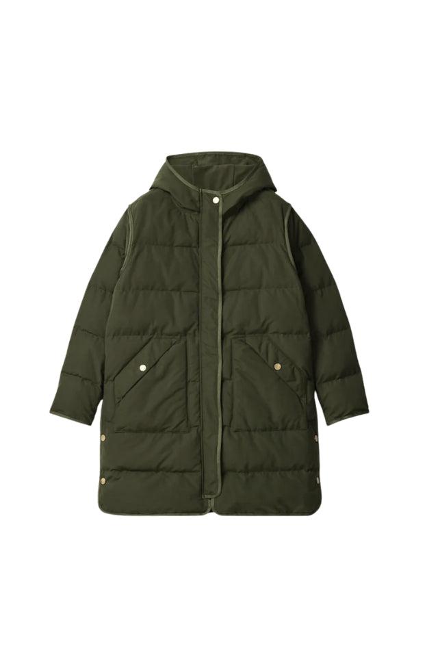 Lawson Padded Coat - Loden
