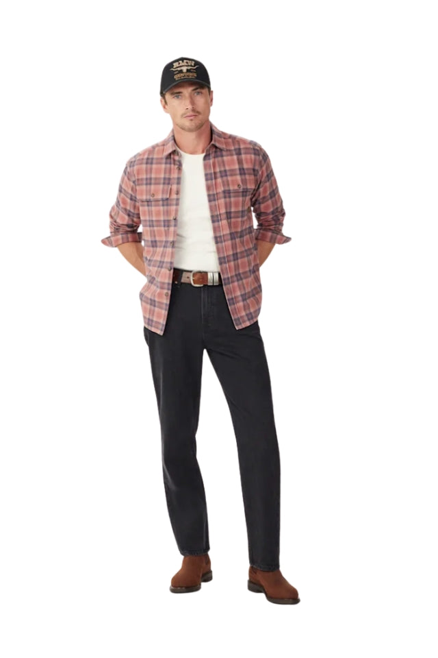 Maclean Check Shirt - Orange