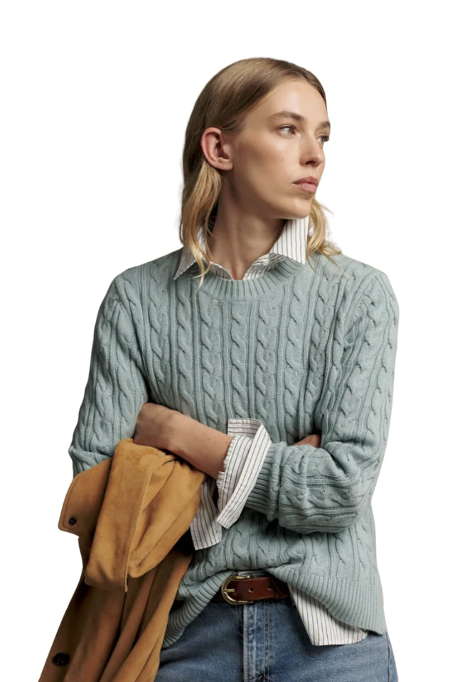 Seaforth Cable Knit - Agate
