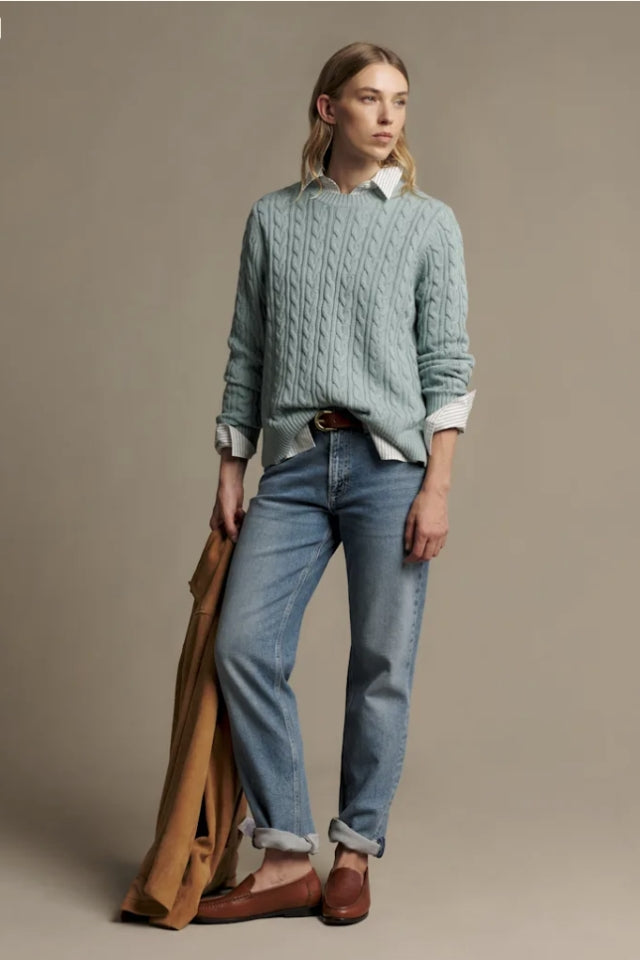Seaforth Cable Knit - Agate
