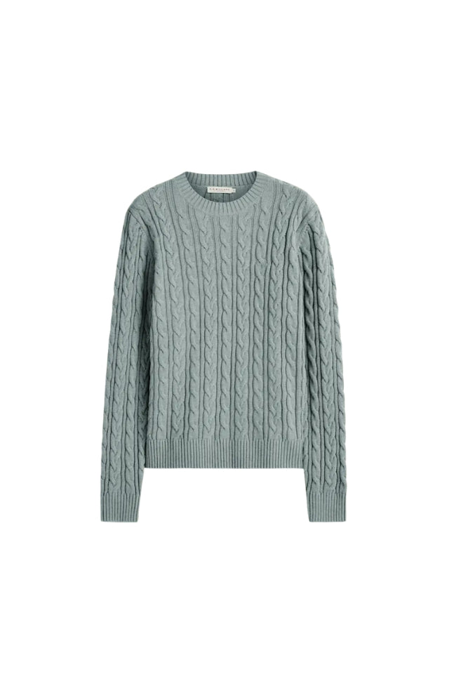 Seaforth Cable Knit - Agate