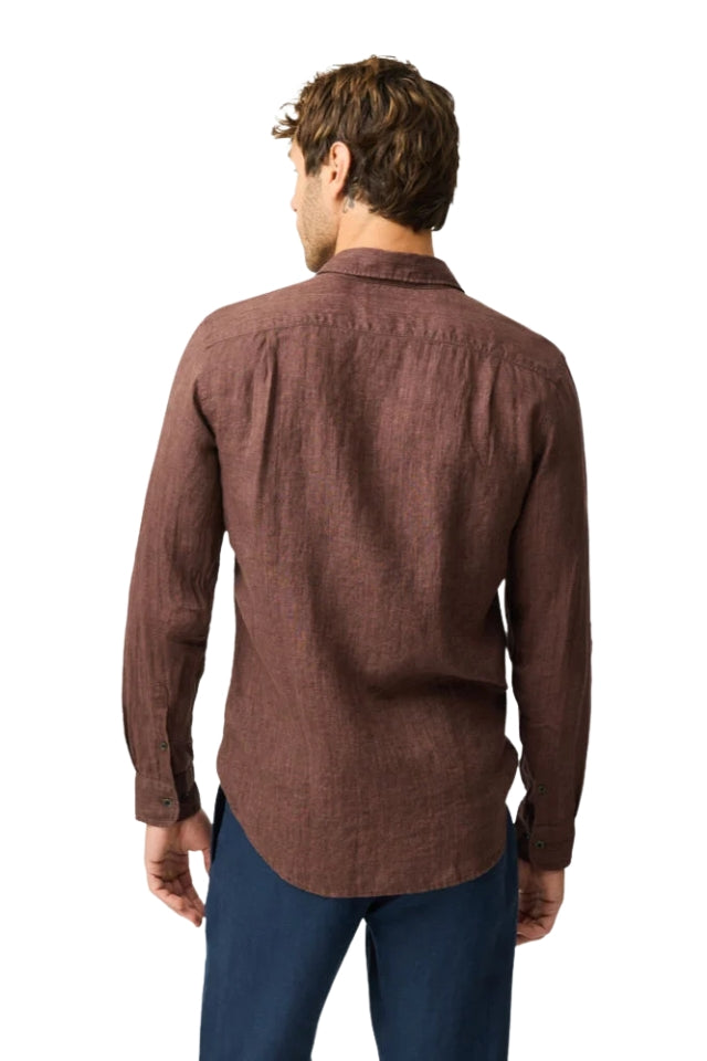 Coromandel 2 Sports Fit Shirt - Dark Cocoa