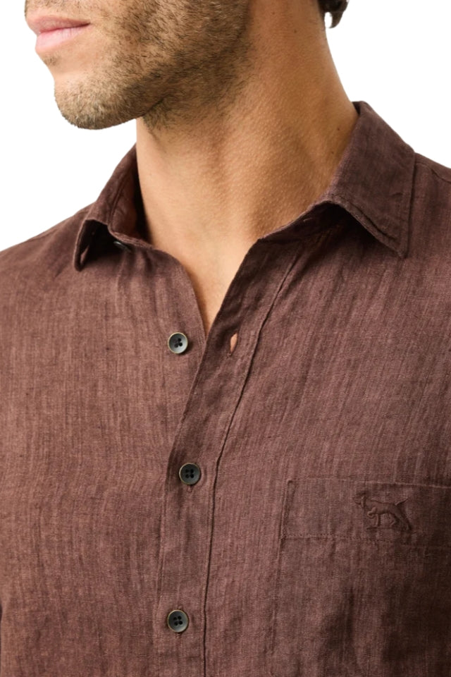 Coromandel 2 Sports Fit Shirt - Dark Cocoa