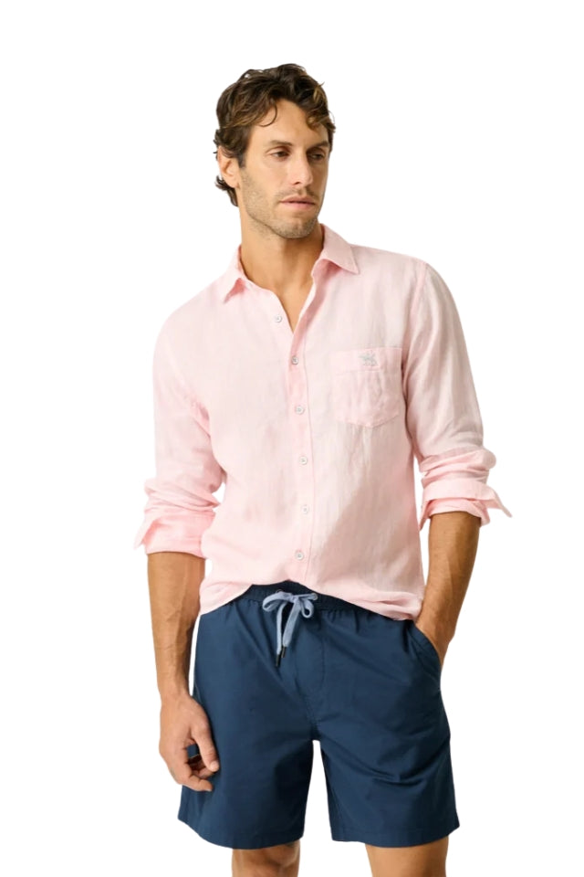 Coromandel 2 Sports Fit Shirt - Pale Pink