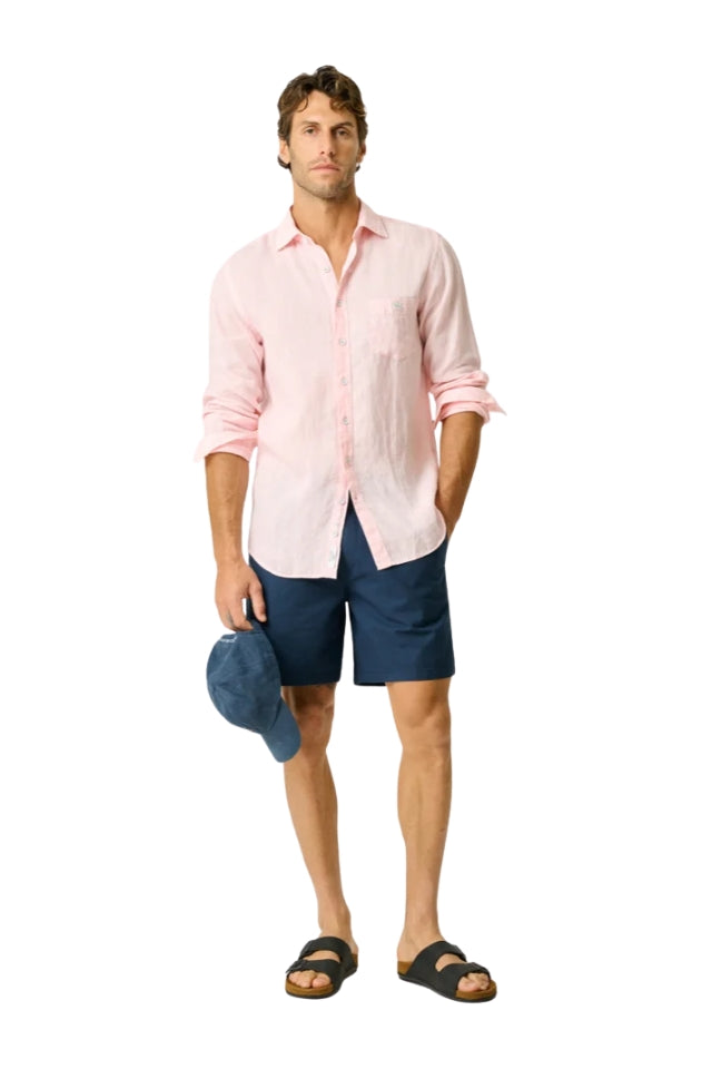 Coromandel 2 Sports Fit Shirt - Pale Pink