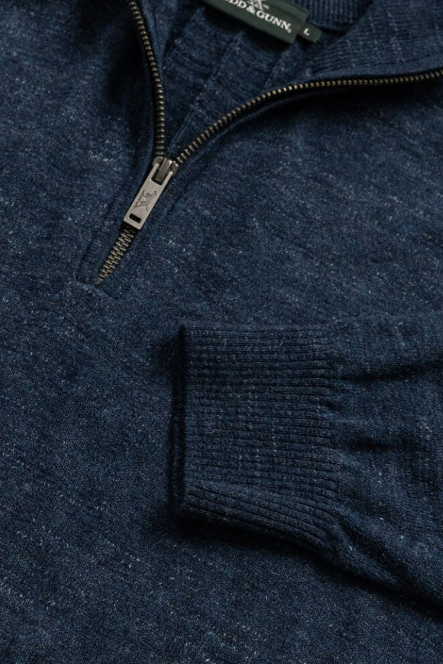 Fortrose 1/4 Zip Knit - Midnight