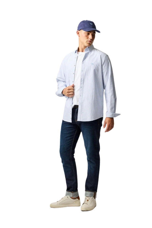 Gunn Oxford Stripe - Chambray