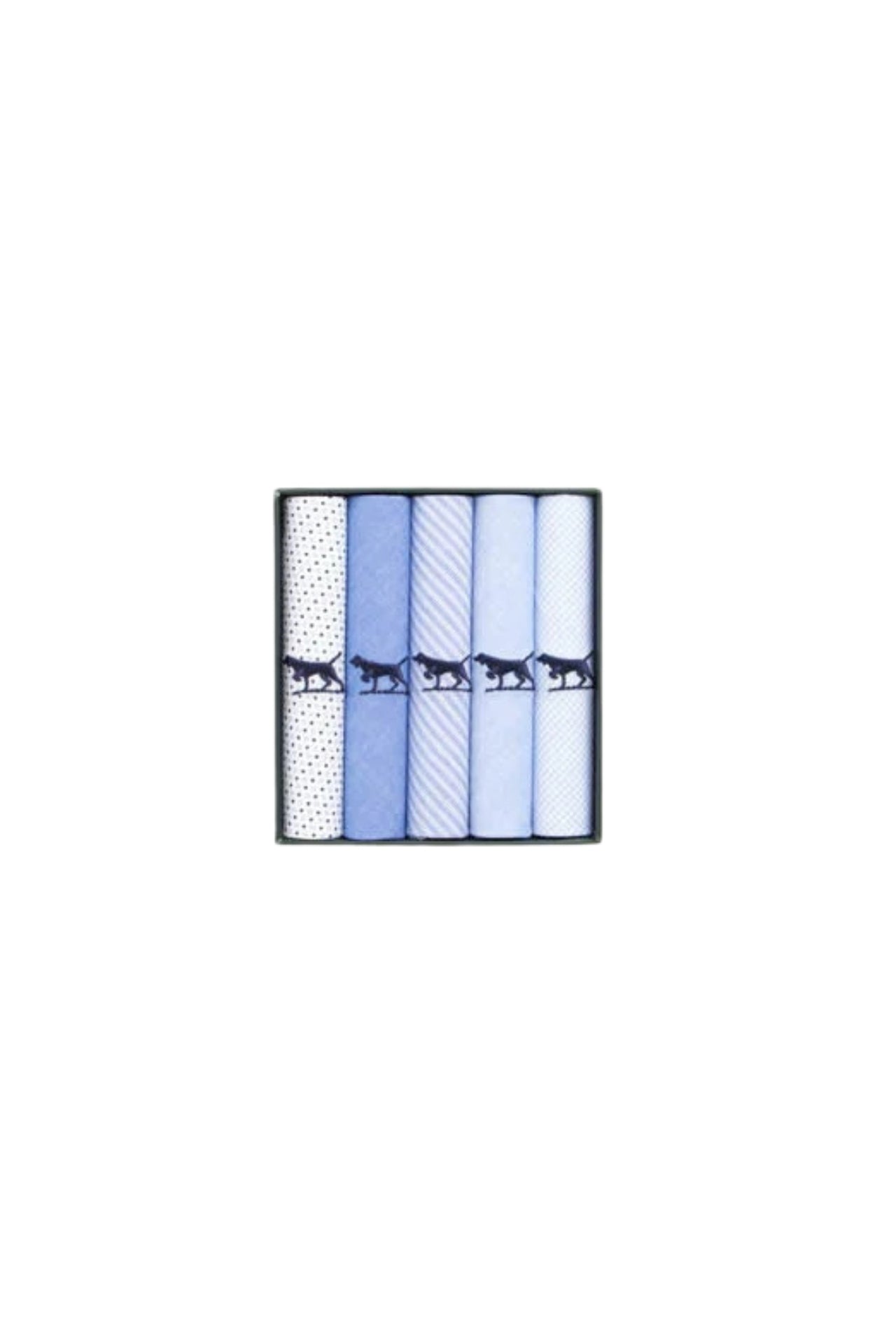 Gunner Handkerchief 5 Pk - Light Blue Multi