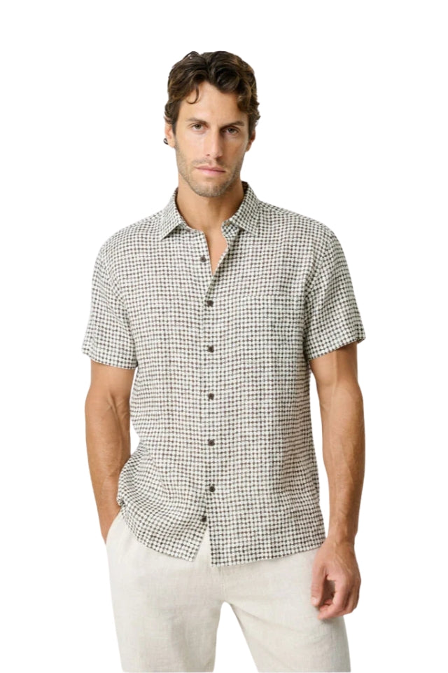 Hawtrey Short Sleeve Shirt - Cocoa