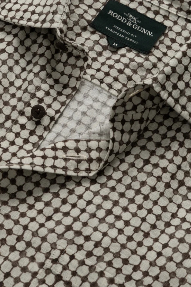 Hawtrey Short Sleeve Shirt - Cocoa