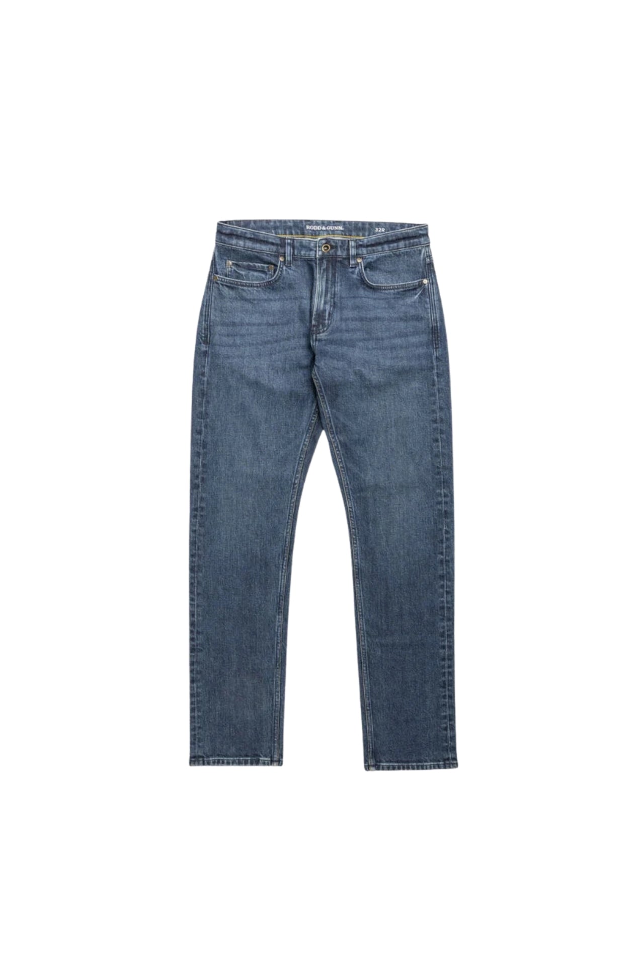 Owaka Straight Italian Denim - True Blue