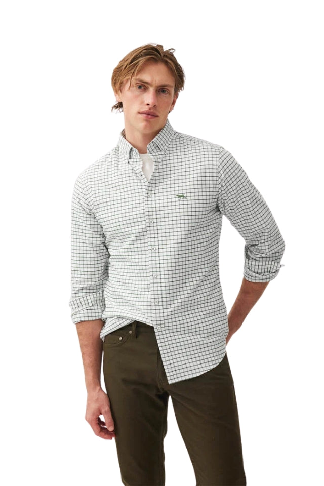 Oxford Valley Check Shirt - Olive