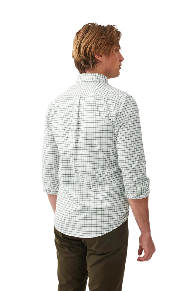 Oxford Valley Check Shirt - Olive