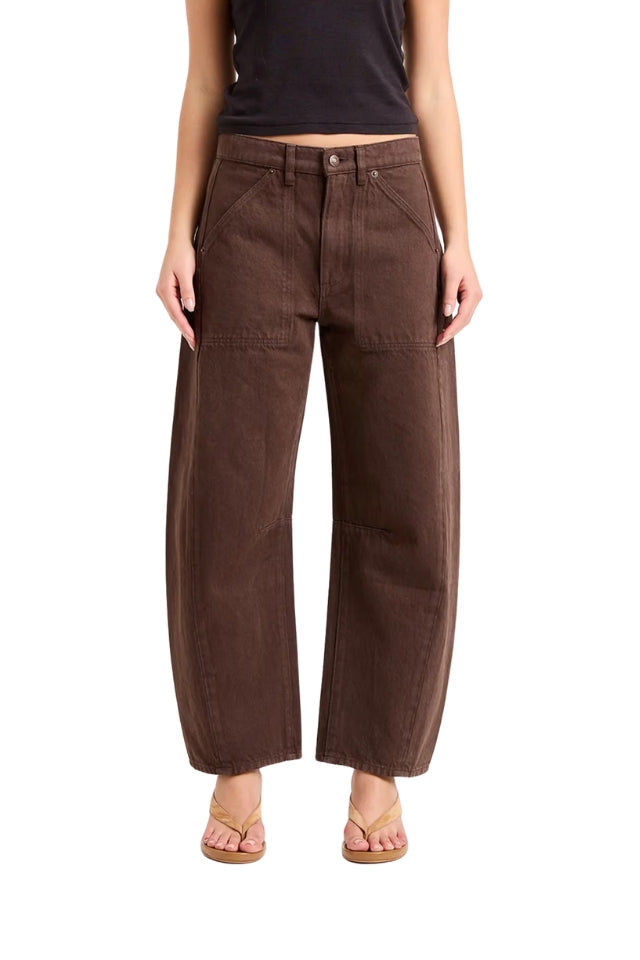 Arc Barrel Jean - Chocolate
