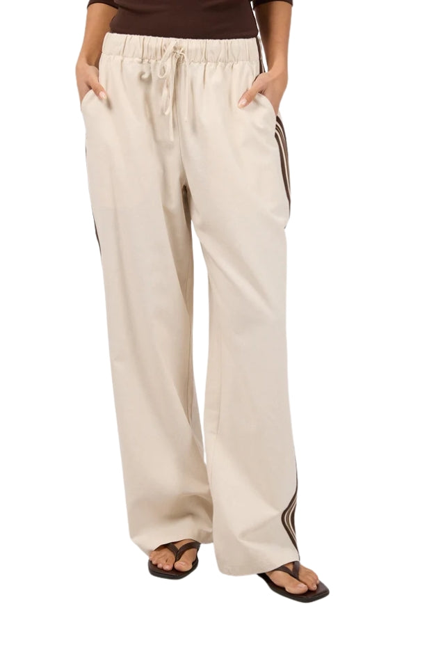 Sloane Trim Pant - Natural
