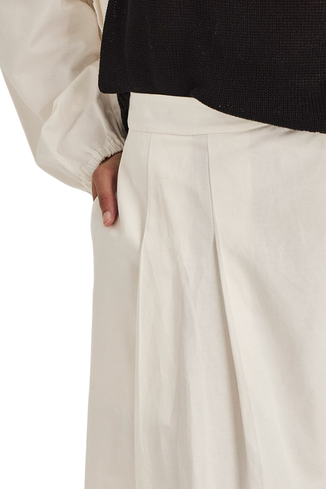 Devon Skirt - Chalk