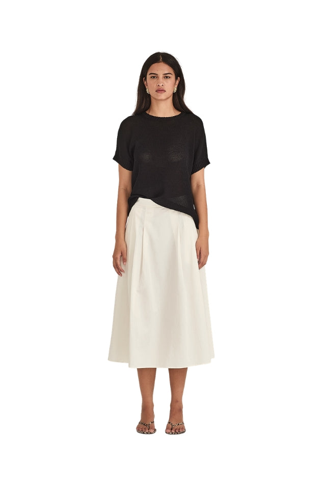 Devon Skirt - Chalk