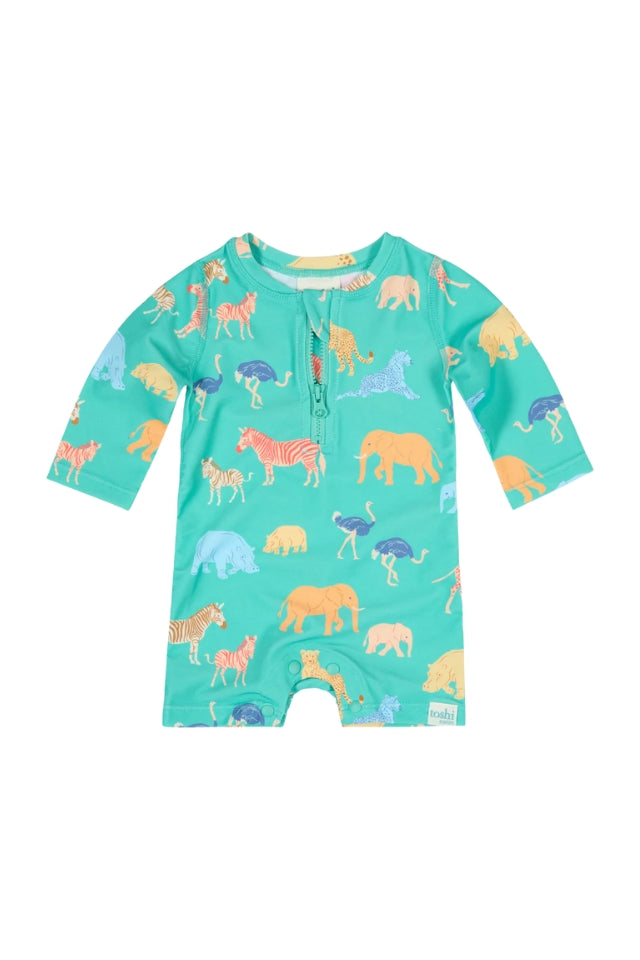 Splash Swim Onsie - Congo Seagrass